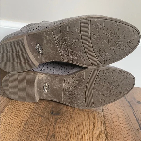 Dr. Scholl's Gray Ankle Booties with Perforated Design - Picture 6 of 6